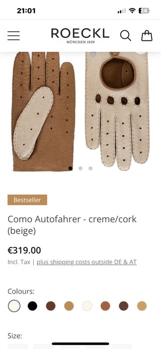 Manusi piele perforata de dama pentru condus