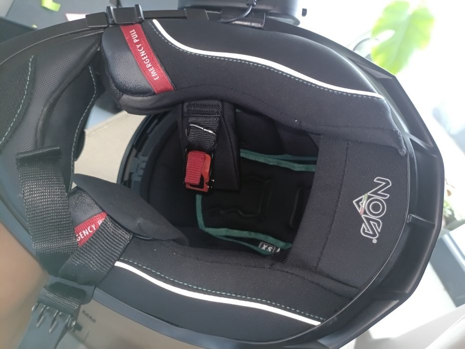 Casca moto NOS NS10 xs 1600g cu intercom Ejeas Q8 si Pinlock cadou