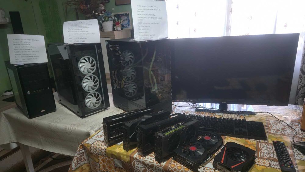 frigider video pc gaming -Asus rx5700xt-8gb si alte modele ,etc