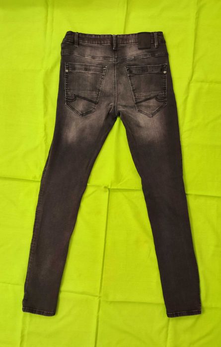 Дънки S -размер, дънки Zara 164, графитено сиви дънки 164см