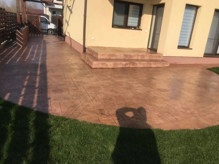Pavaj din beton amprentat
