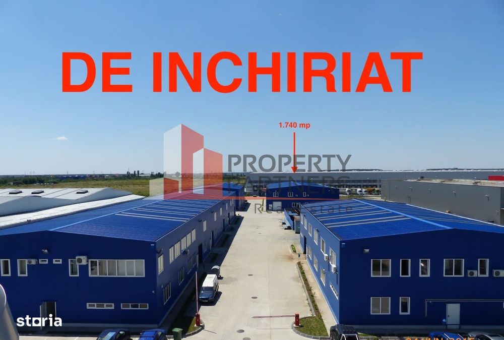 Hală de Producție / Depozitare – 1.740 mp – Zona Centura București / A