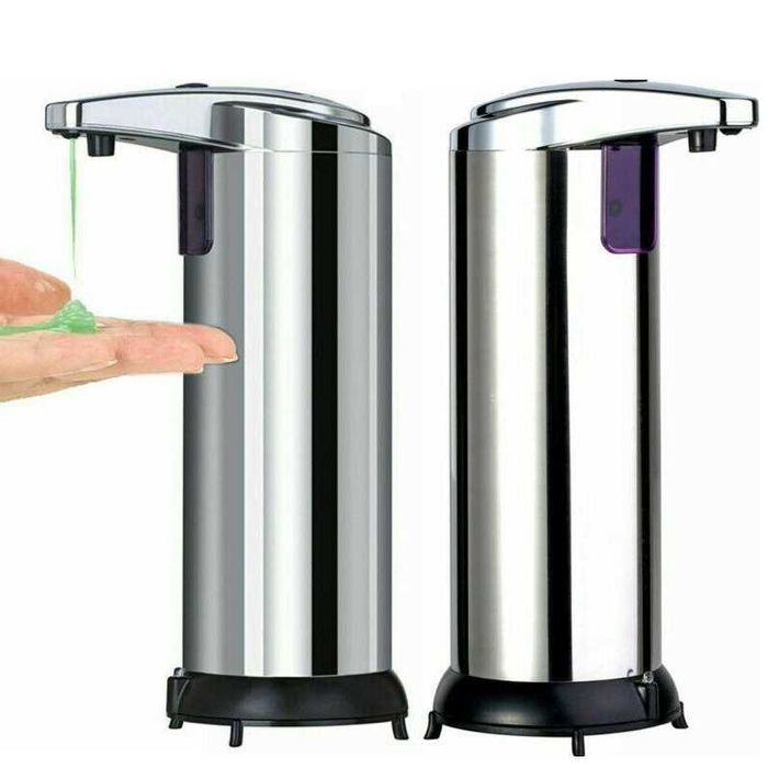 Хромиран диспенсър за сапун със сензор и три нива на дозатора