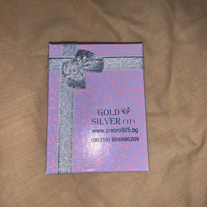 Сребърен комплект обеци и колие от опал