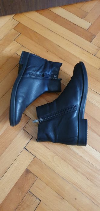 Ghete piele naturala Ecco 36/36,5