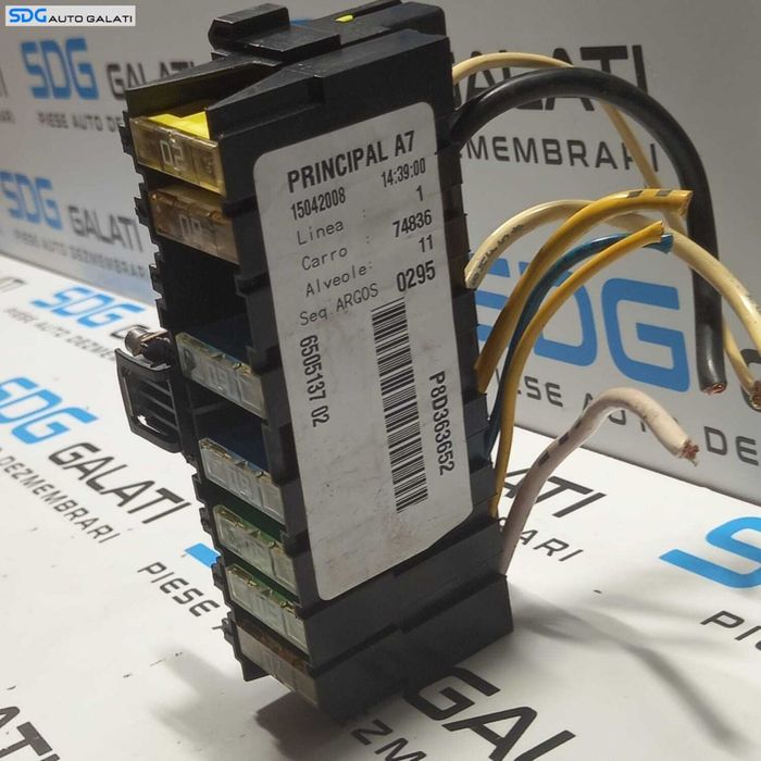 Panou Tablou Relee Sigurante Peugeot 307 2001 - 2008 Cod 9636079380 [2139]