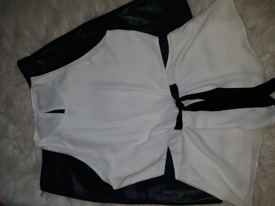 Bluza alba deosebita ZARA marimea S