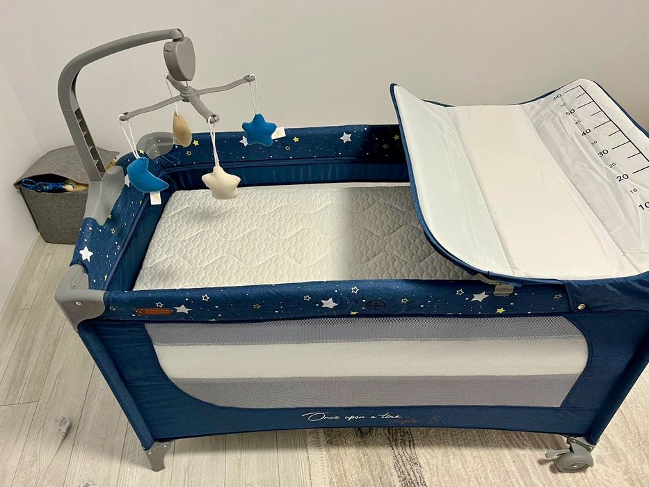 Бебешка кошара Cangaroo 2 нива + матрак