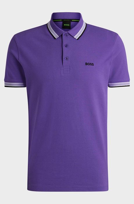 BOSS мужская рубашка-поло из дышащего хлопка РАЗМЕР M, L