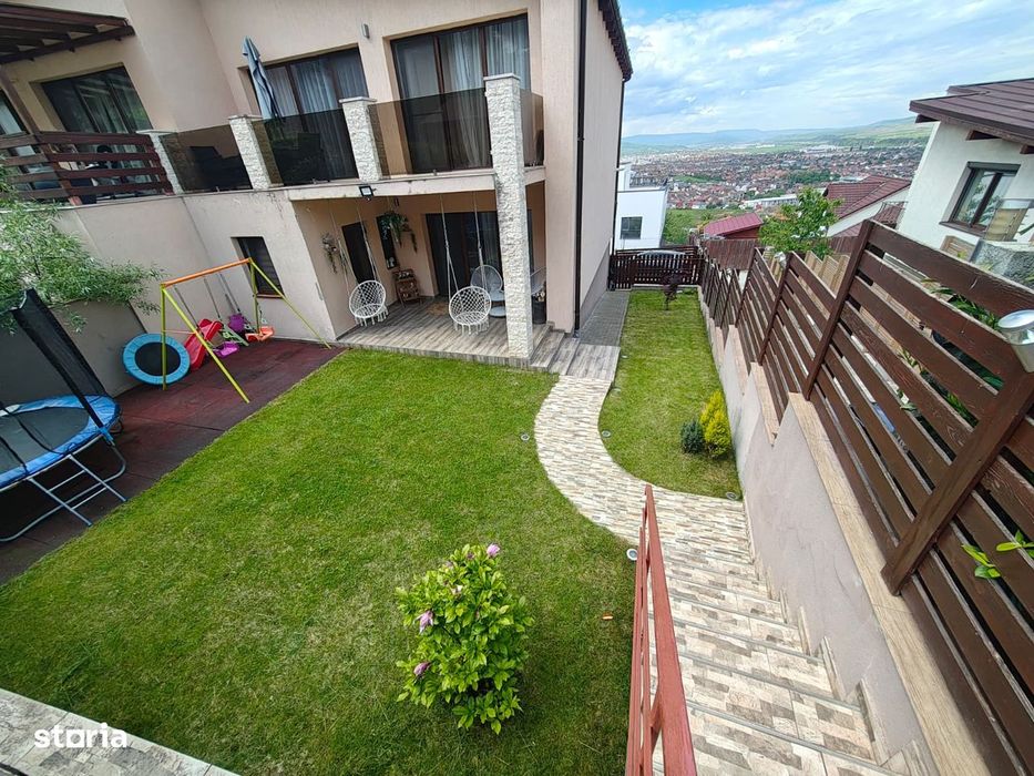 Duplex Narciselor, panoramă, teren 365mp, Birou exterior - Foișor 16mp