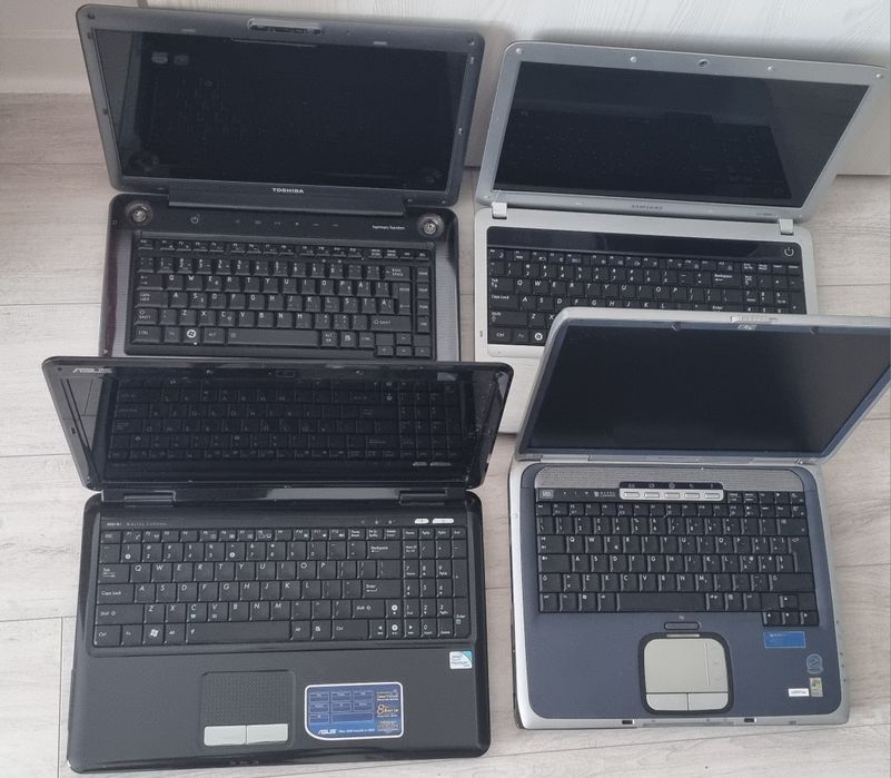 Asus, Toshiba, Hp, Samsung