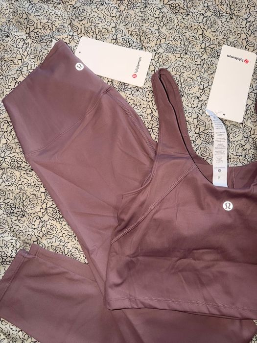Комплект Lululemon цвят Mauve размер US 6