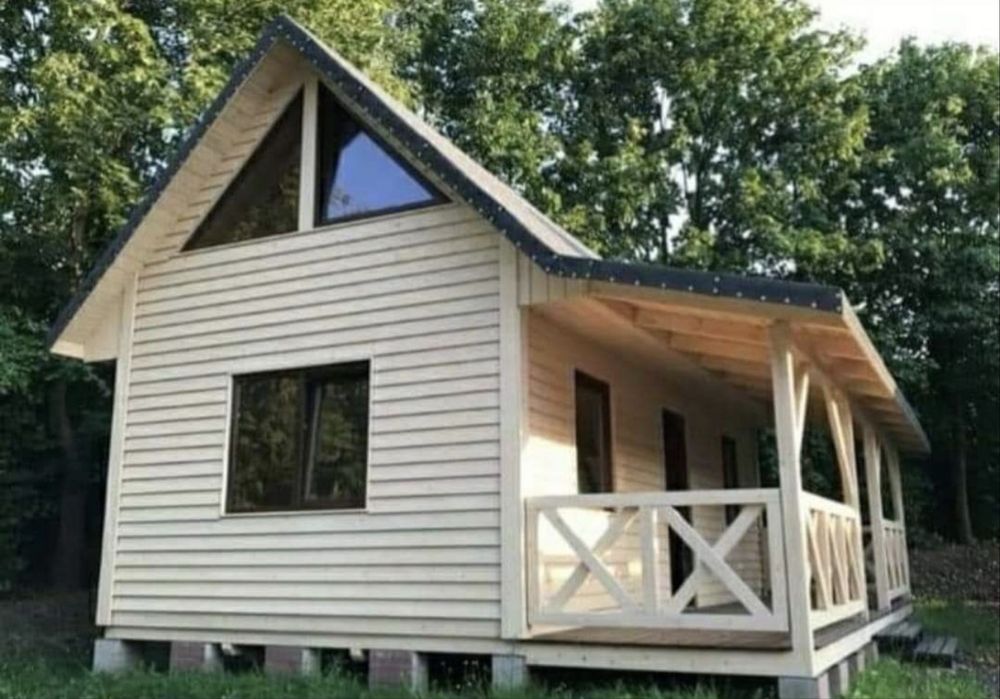 Executam case si cabane din lemn tip A frame sau tip casuta