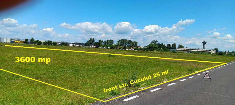 Teren comercial / industrial de vânzare – Brașov | 3.600 mp | Comision 0%