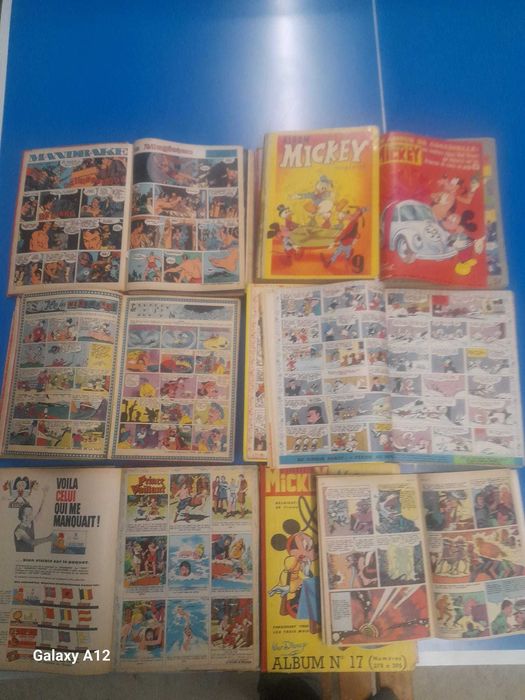 Albume BD Mickey, Picsou ( Donald),Topolino, limba franceza, italiana