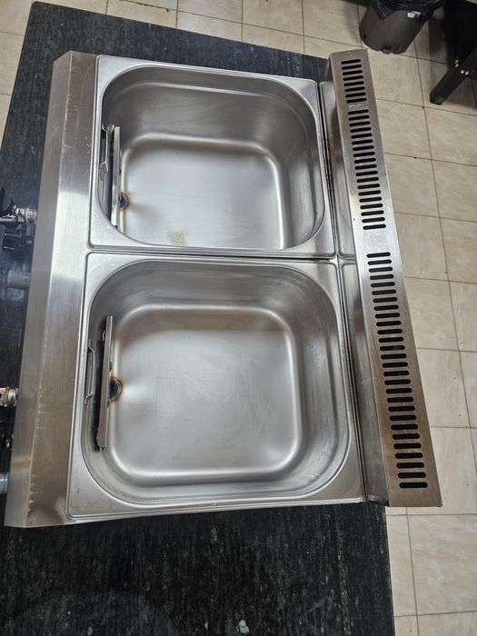 Friteuză profesională pe gaz  – 2x8L