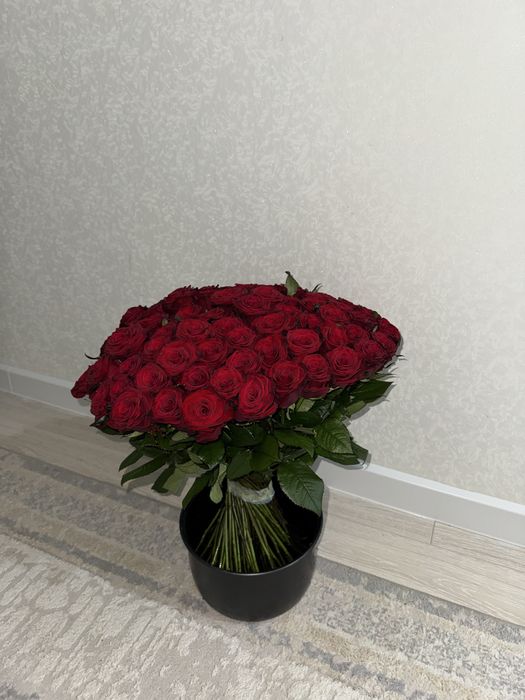 Букет 101 красные розы
