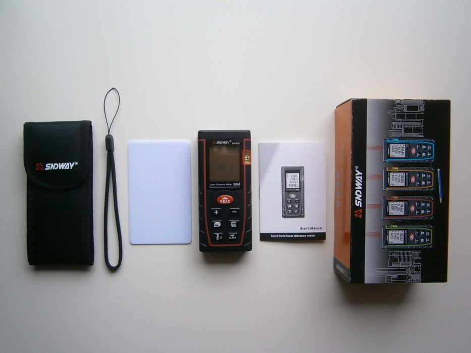 Лазерна ролетка 60м SNDWAY модел SW-T60 + ПОДАРЪК