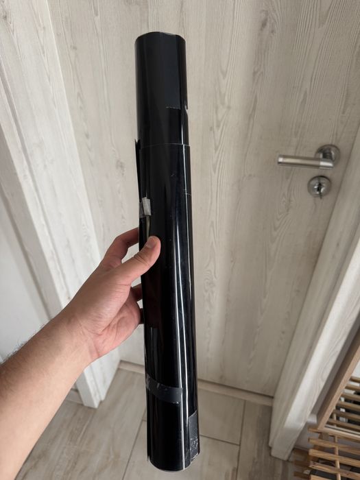 Colant auto negru lucios 50cm X 600cm