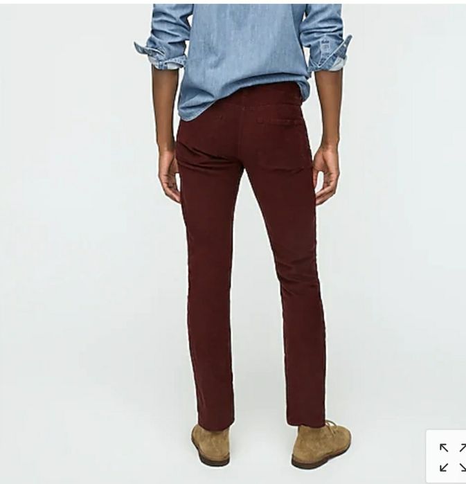 Jcrew вельветовые брюки новые