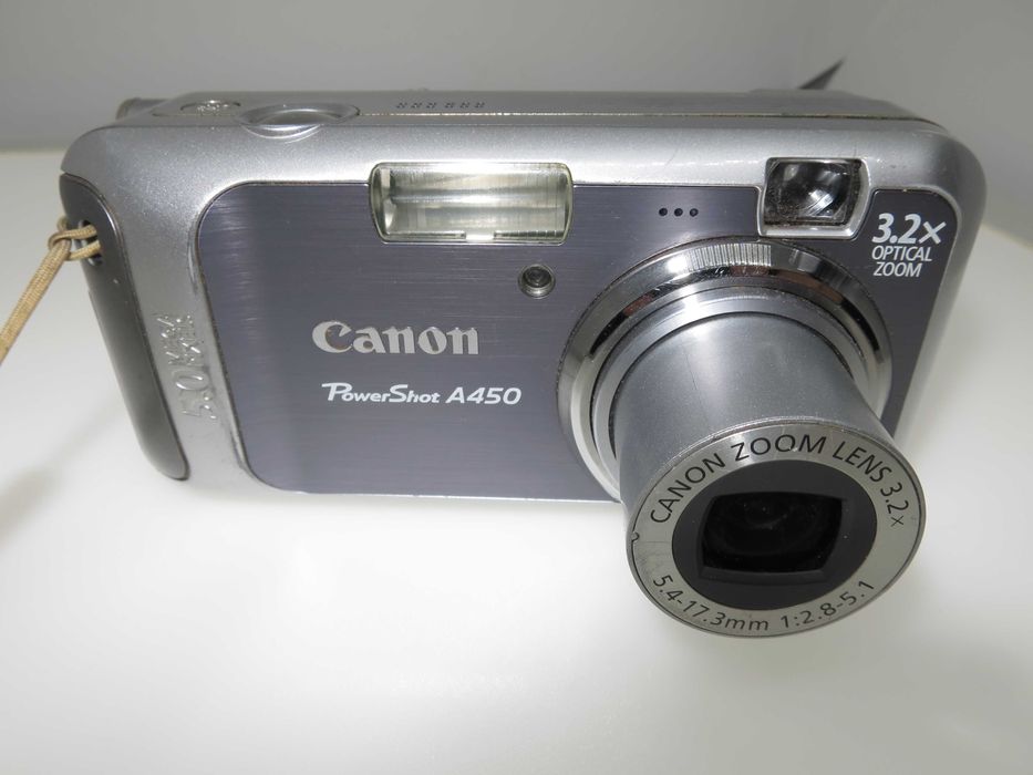 Canon PowerShot A450 компакен цифров фотоапарат, дигитална камера, в чудесно състояние - работи отлично!