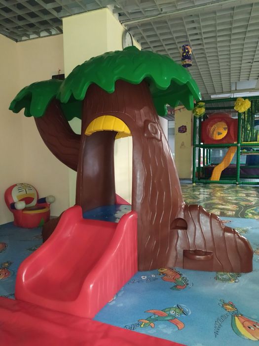 Катерушка и пързалка дърво