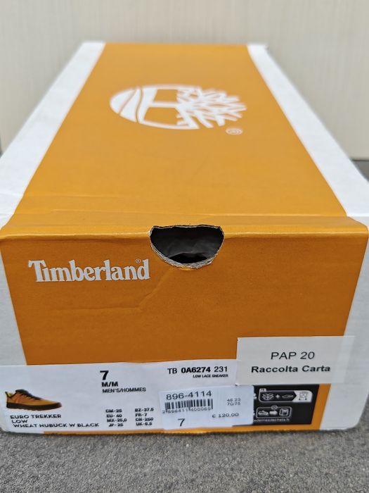 Adidași Timberland Euro Trekker originali cool piele naturală
