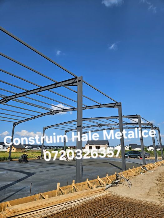 Vand hala metalica 10x40,structura,panouri sandwich si alte dimensiuni