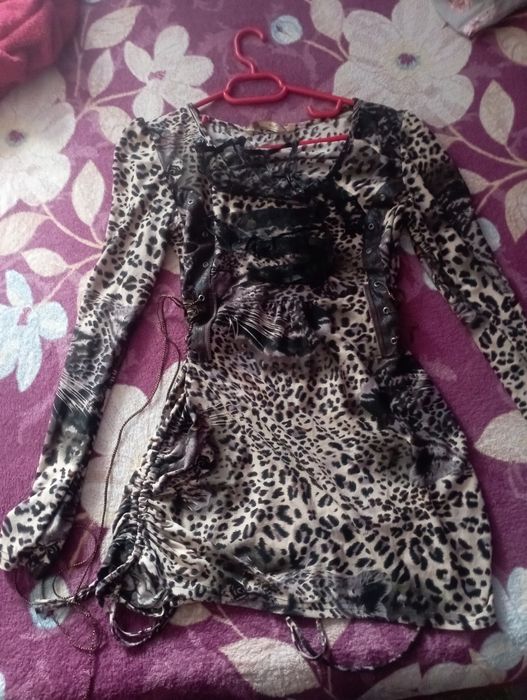 Rochie imprimeu leopard