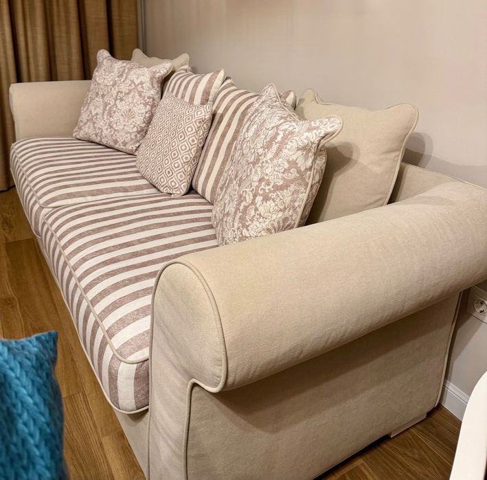 триместен диван с канапе