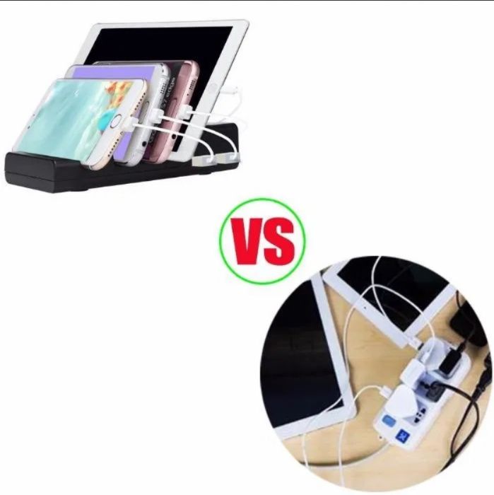 Statie incarcare (charger dock) cu 4 USB-uri