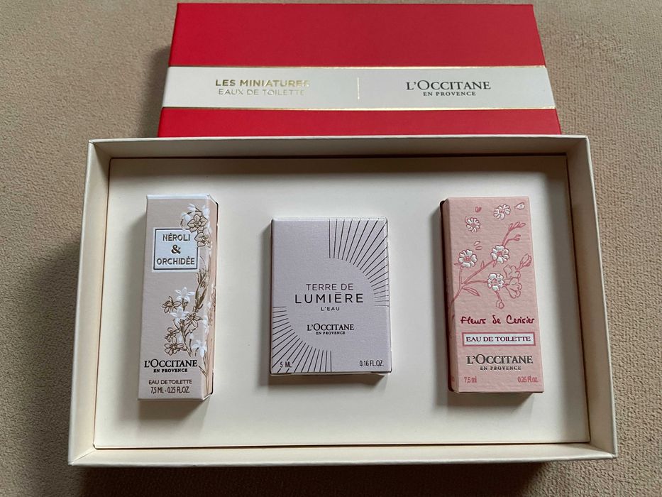 SET L'Occitane en Provence - 3 Miniaturi parfumuri , NOU