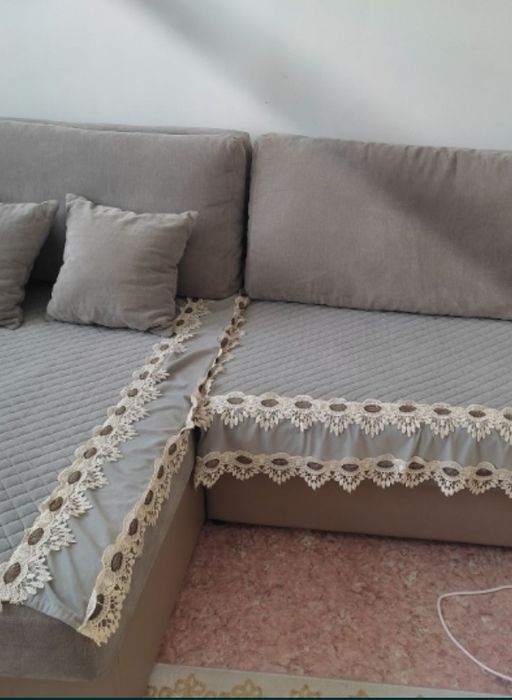 покрывало на диван