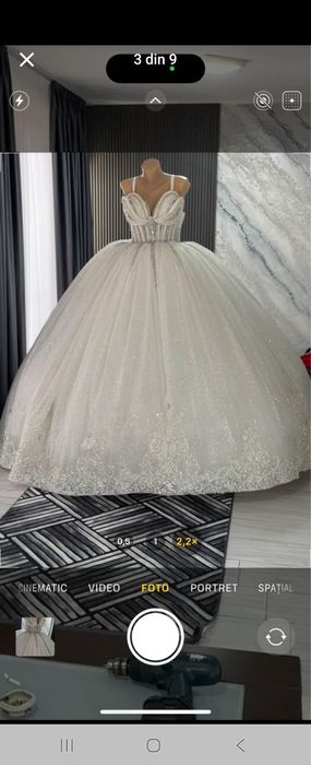 Rochie de mireasa model printess universala noua