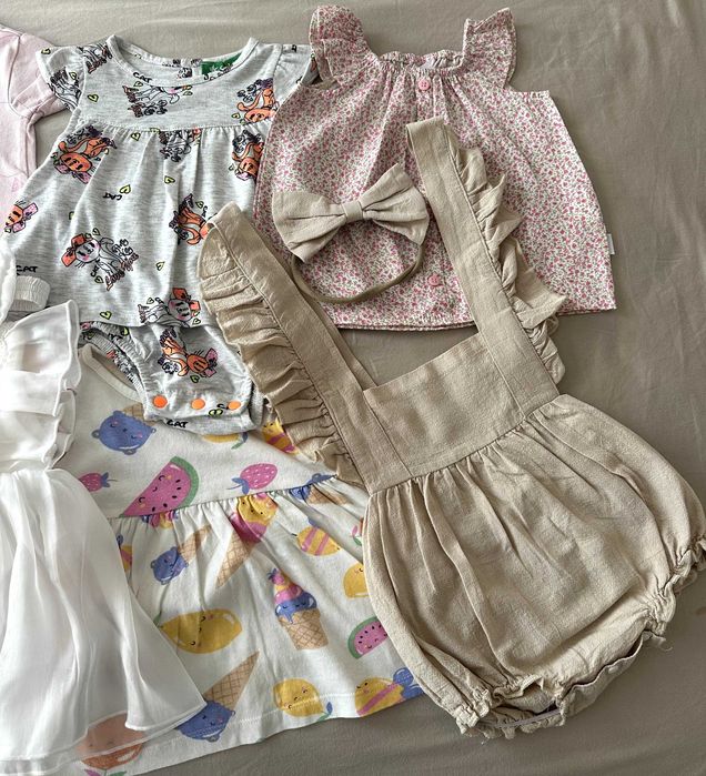 Бебешки летен лот 1-3 мес. - Guess, H&M и др.