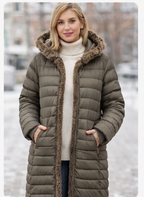 Женское пальто пуховик