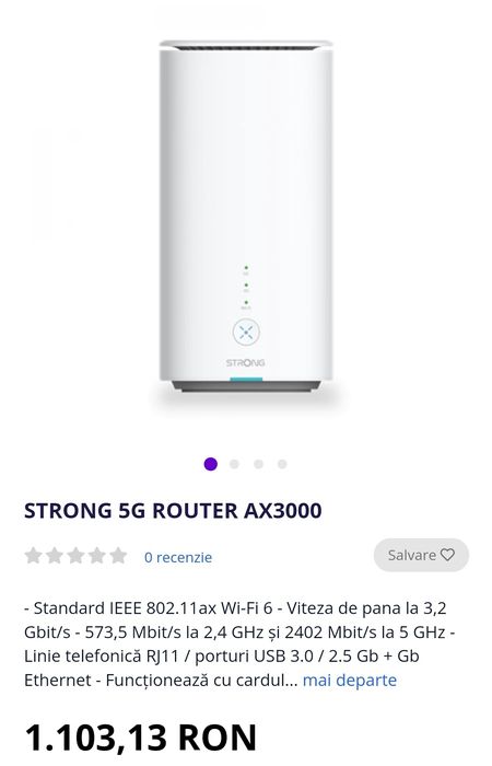 Routere  Mobil STRONG 5G router AX3000