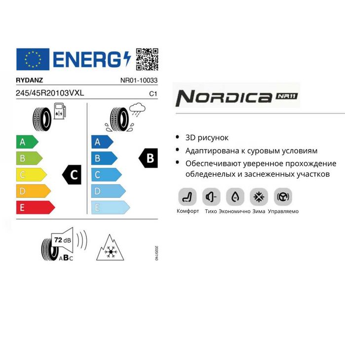 Шины RYDANZ Лето/Зима