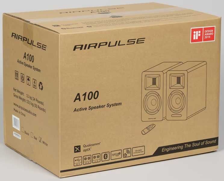 Airpulse A100 Hi-Res акустическа система с рупорный ленточный твитером