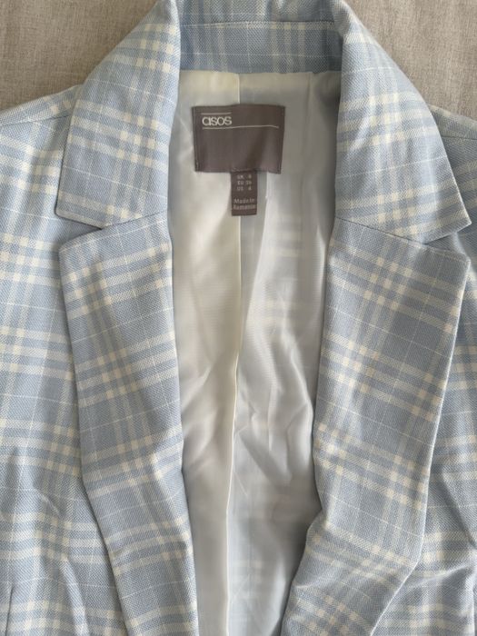 Пиджак в клетку Asos