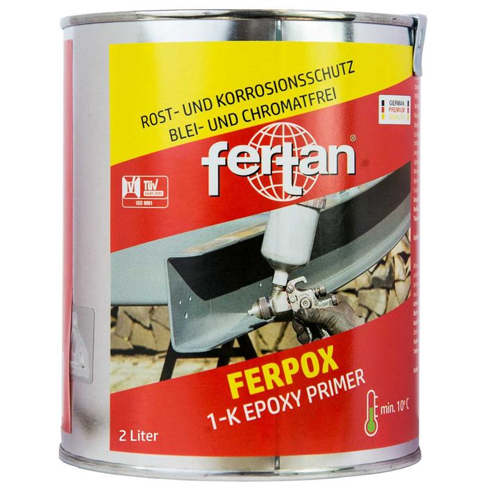 Grund epoxidic FERPOX 1K Epoxy Primer antirugina 2L gri bazalt RAL7012