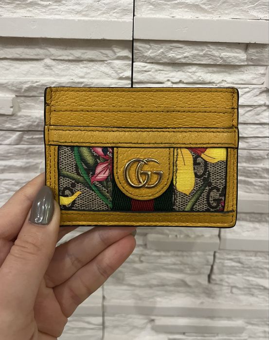 GUCCI Ophidia GG Flora картодържател