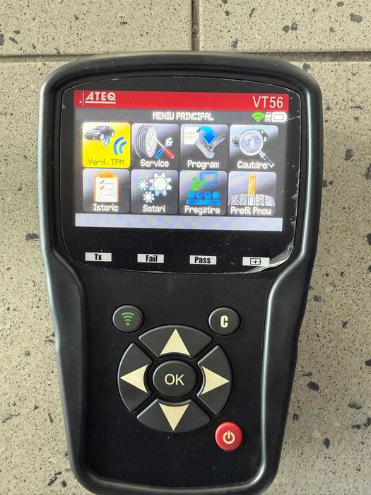 Tester TPMS ATEQ VT56 complet echipat (OBD, valiză, cabluri)