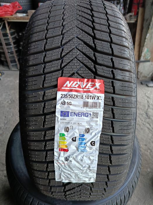 НОВИ ВСЕСЕЗОННИ -18цола-235/50-1бр.-80€-"NOVEX"-с монтаж и баланс