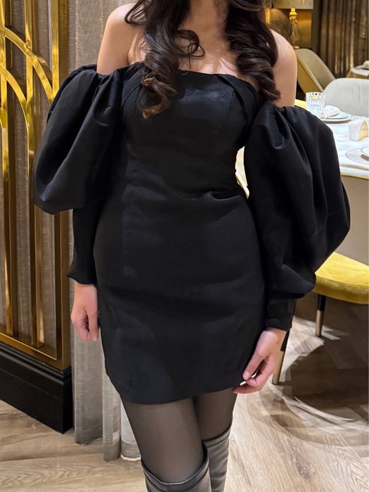 Вечернее платье плотный шёлк