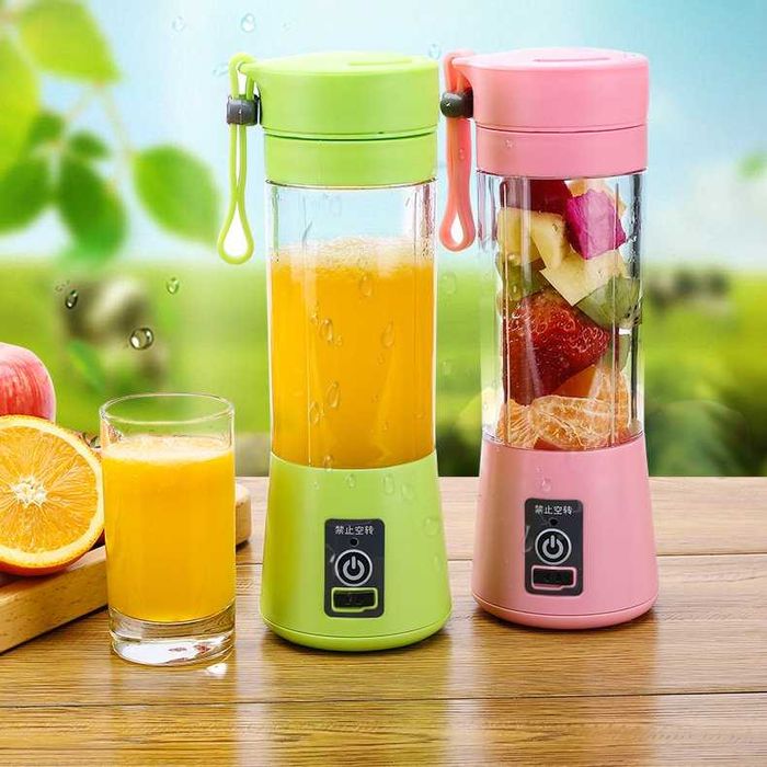 Електрически безжичен блендер,чопър чаша за сок,смути,шейк