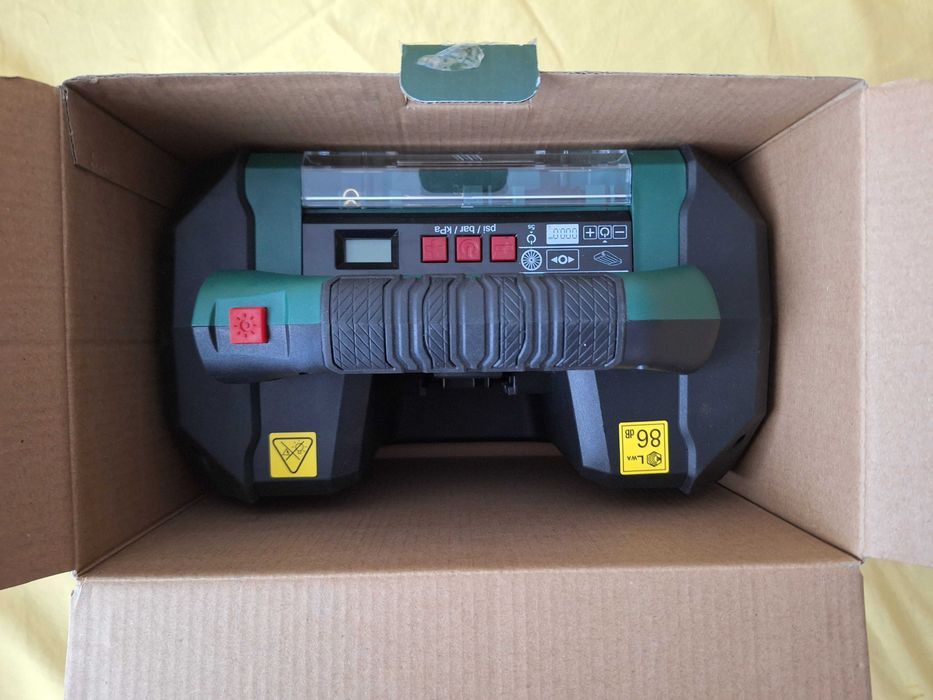 Pompa de aer cu acumulator - Compresor auto 20 V Parkside, 3 in 1