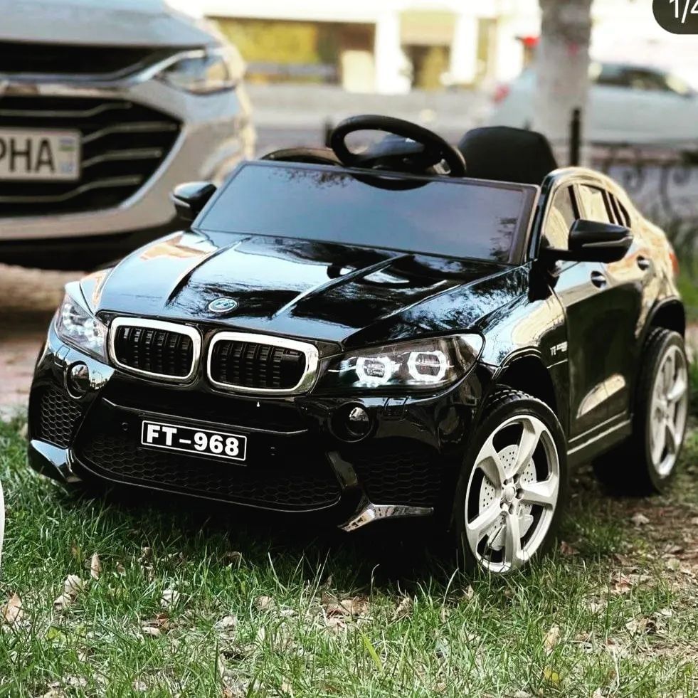 BMW X6 детская машина с пультом, электромобиль, электрокар с ключем: 2 ...