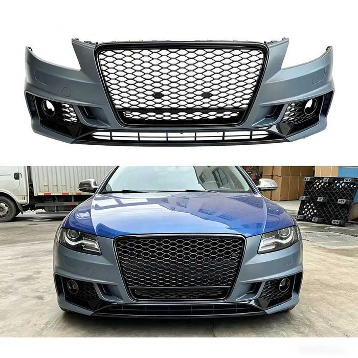 Предна броня за Audi A4 B8 конверсия към RS 4 (2008–2011)