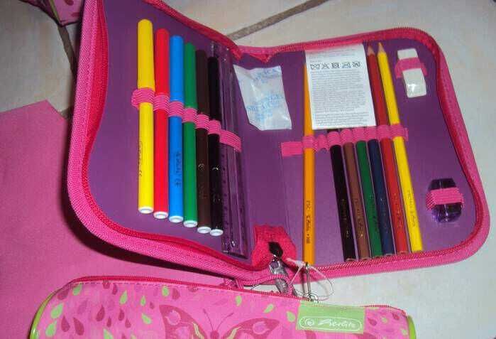 Ghiozdan fete Herlitz Loop PLUS  - Complet echipat !